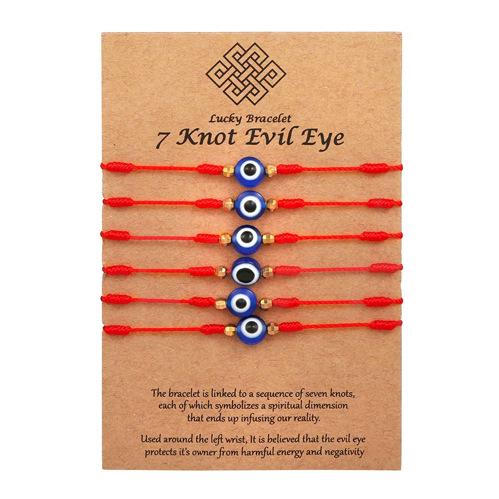 Woven Adjustable Friendship Bracelet Geometric Electroplating Red Blue Black Unisex - Image 8
