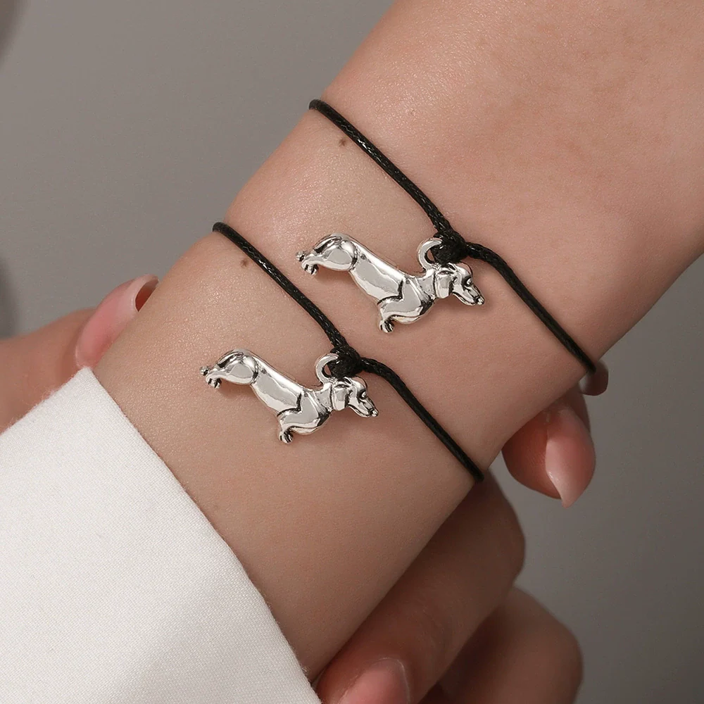 Woven Bracelet Stainless Steel Titanium Steel Animal Zodiac Style For Unisex - Image 3