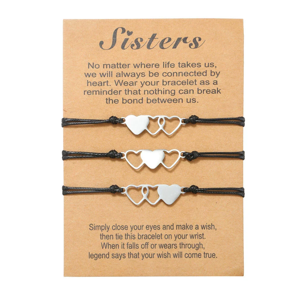 Woven Friendship Bracelet Titanium Steel Geometric Style - Image 9